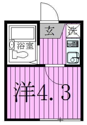 ソフィスター亀有 間取り図