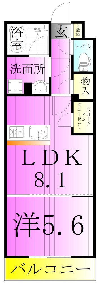 SPコート保塚町 間取り図