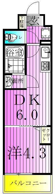 MAXIV竹ノ塚 間取り図
