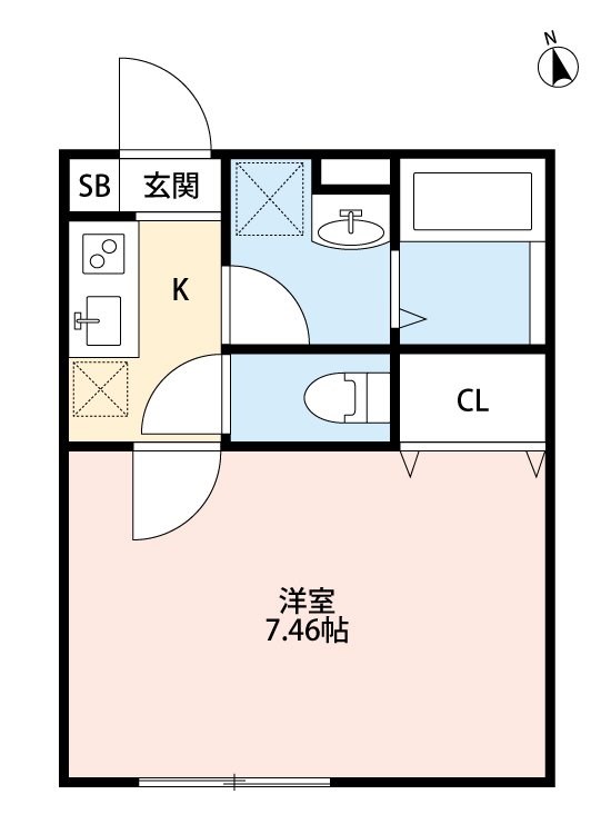 グランシャレー高野 間取り図