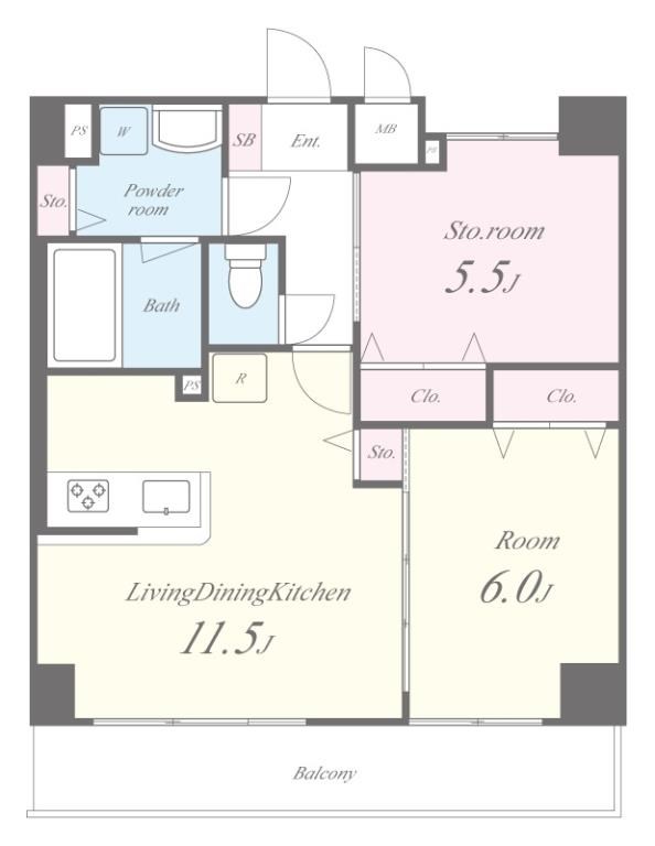 コンフォース堀切 間取り図