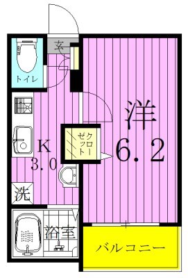 サクラレジデンス八潮 間取り図