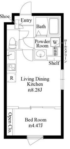 CASA PIAZZA北千住 間取り図
