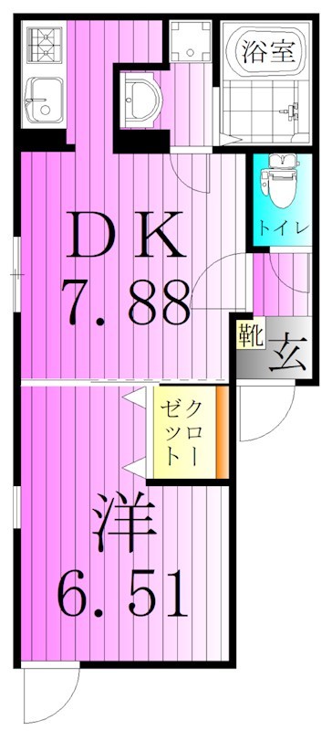 イクシオ竹の塚 間取り図