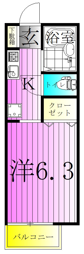 メゾンソレジオ 間取り図