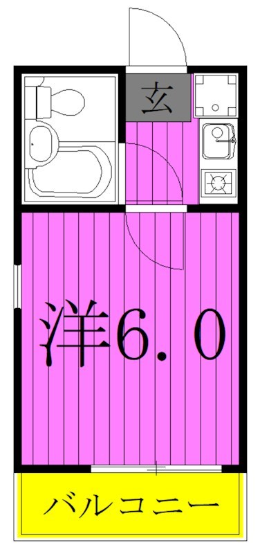 シャンテ町屋 間取り図