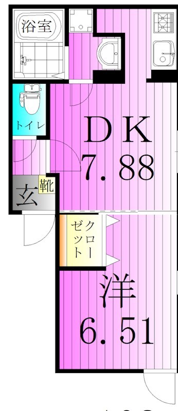 イクシオ竹の塚 間取り図