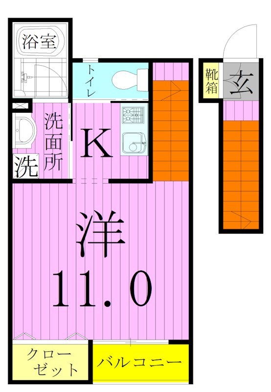 ウィッシュハイツ２ 間取り図