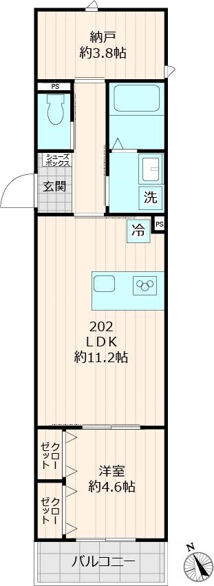 仮称メゾンブルー 間取り図