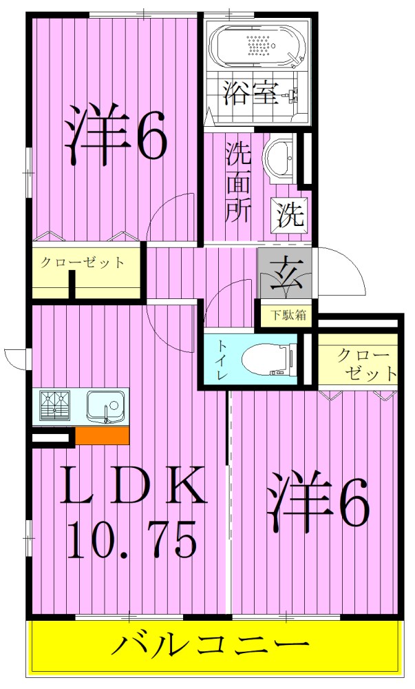 ベルウィル・メゾン 間取り図