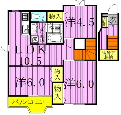 Ｋ．ウェルレジデンス  間取り