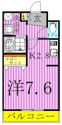 ラグナ　ステュディオ 間取り図