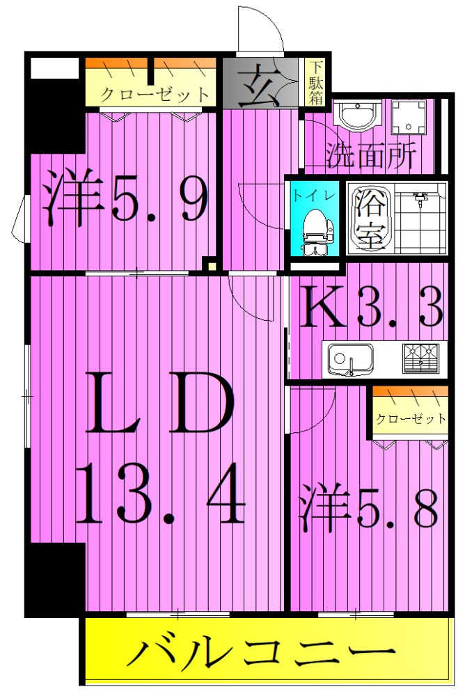 ロイヤルＫＪ 間取り図