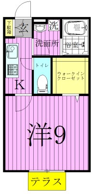 プレサージュ西新井 間取り図