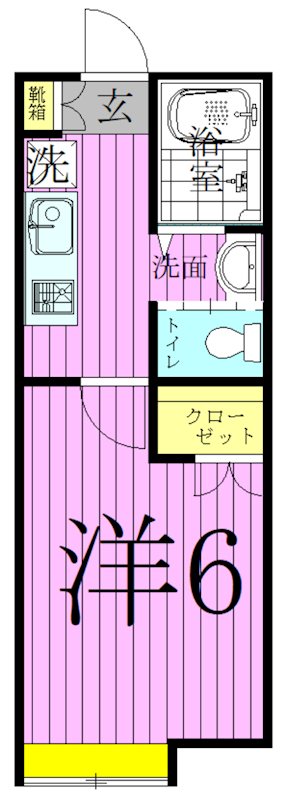 クリスタル竹の塚 間取り図