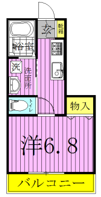 プルマージュ 302号室 間取り
