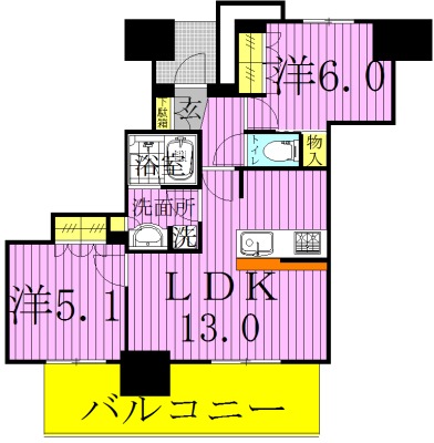ライオンズタワー柏 間取り