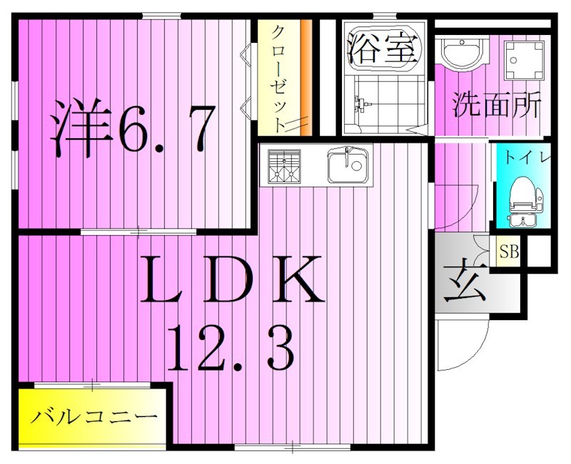 プランタン 間取り図