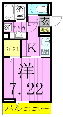 ルピナスＡ 間取り図