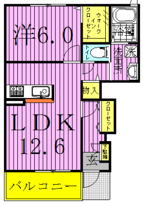 エレガンスブライトＫ 間取り