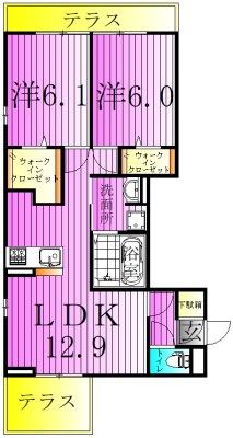 Grande CarroⅢ 間取り図