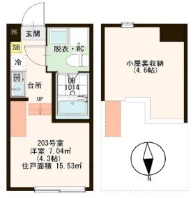 ヒロッズ竹ノ塚 間取り図