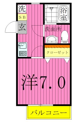 ＷＥＤ　ＣＯＵＲＴ　Ｙ 間取り図