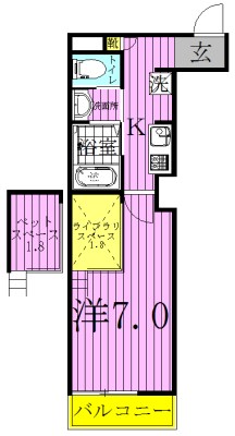フラットおおたかの森ウエスト 間取り