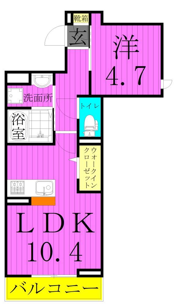 セレスティア亀有 間取り図