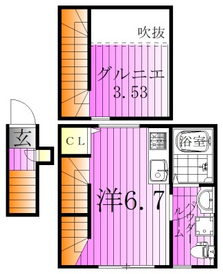 ハナテラス竹ノ塚 間取り図