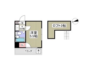 ヴェルジュ五香 206号室 間取り