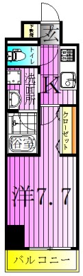 フュージョナル北綾瀬 間取り図