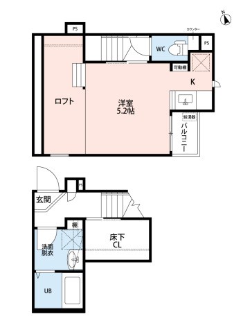 CB八潮アルクス 間取り図