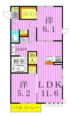 プルメリア 間取り図