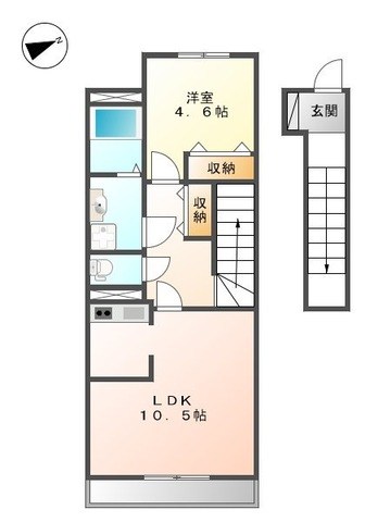 メゾン　チェリー 207号室 間取り