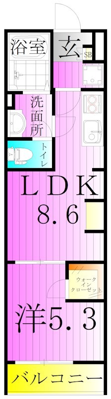 リブリ・高野 間取り図