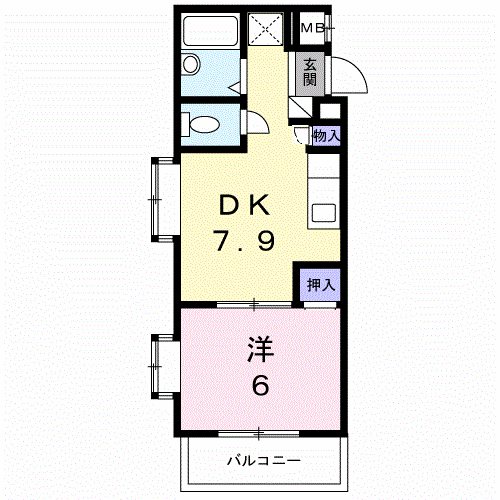 ジュネパレス柏第１９ 間取り