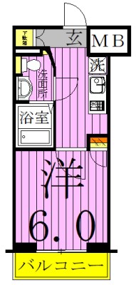 レーヴ・ド・クレエ綾瀬 間取り図