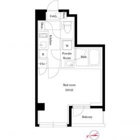 アズールコート町屋パサージュ 間取り図