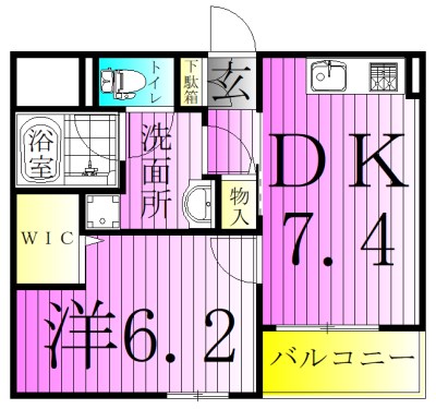 シエルクレール南千住 間取り図