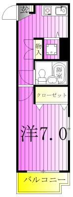 CENT亀有  間取り図