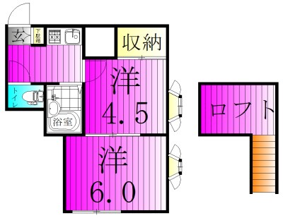 リーフコート江戸川台Ａ棟 103号室 間取り