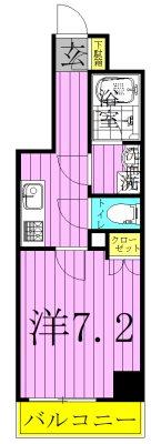 アルテカーサアリビエ綾瀬 間取り図
