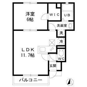 ビアンカ東金町C棟 間取り図