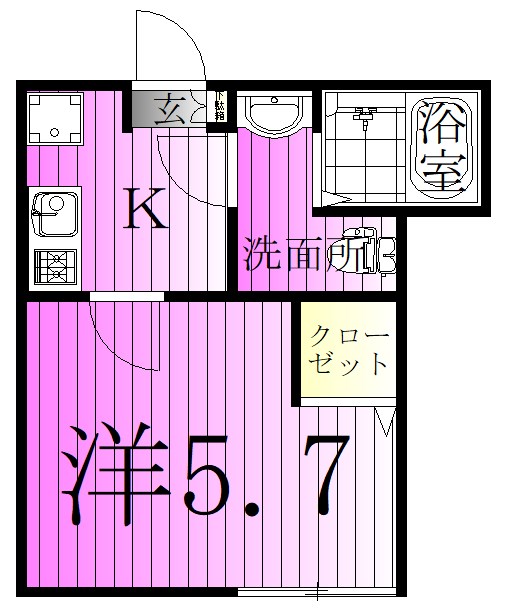 フィオーレ栗原 間取り図