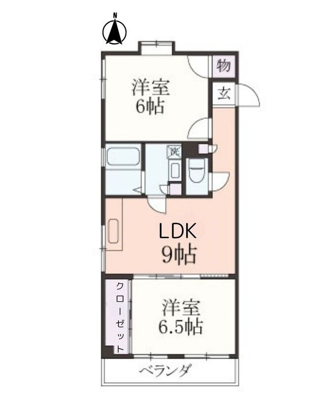 リオグランデ立石 間取り図