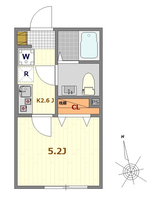 オリオン堀切菖蒲園 間取り図