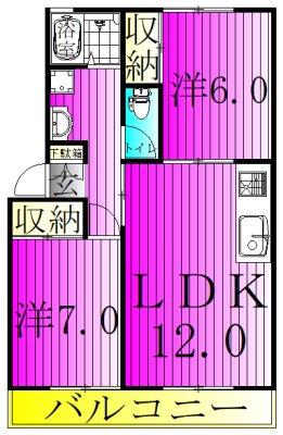 アネックス南柏 間取り