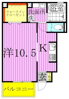 ベルポエーム 間取り図