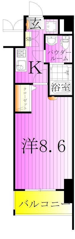 グランフォース北綾瀬 間取り図